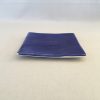 Keramikteller blau, 13x13 cm, in einer kleinen Manufaktur hergestellt, Nijar Almeria